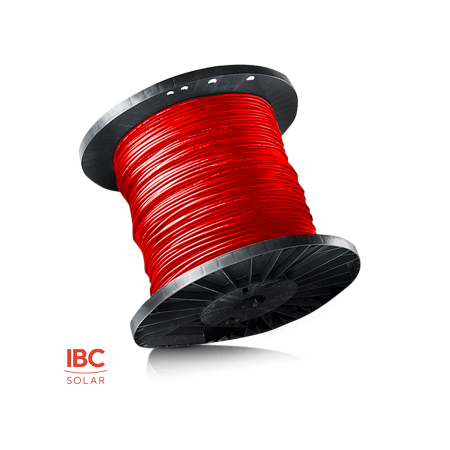 Cablu solar - Cablu solar IBC FlexiSun 1x4mm2 rosu - rola 500m