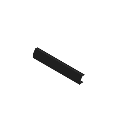 Structura fatada - Capac de acoperire 30, 2280 mm negru - WallFix