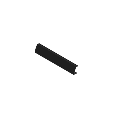 Structura fatada - Capac de acoperire 35, 2280 mm negru - WallFix