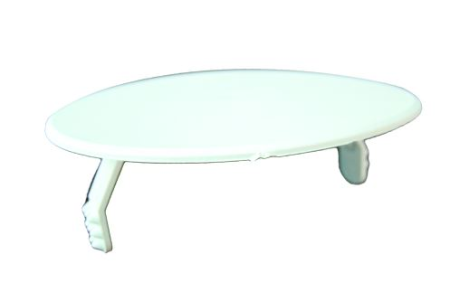 Capac alb drept pentru doza reglabila cu diametru de 85 mm [0]