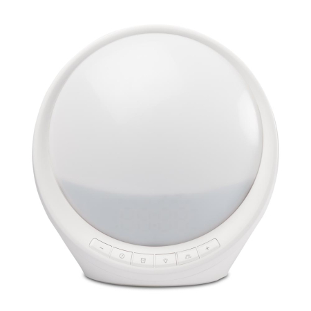 Aparataj - Ceas desteptator smart pentru noptiera cu lumina LED RGB CCT reglabila si control Tuya