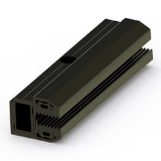 Structura - Clema capat pentru module laminate Click 5.0 neagra 100 mm