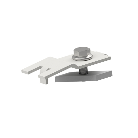 Structura acoperis plat - Clema deflector vant cu piesa de conectare universala M6