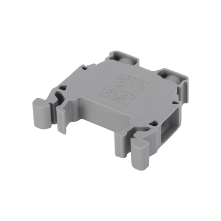 Cleme - Clema terminala gri pentru sina omega si conductori de 10 mm2
