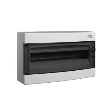 Trasee electrice - Tablou Electric Aparent IP40 Noark PNS 18T (101499) – 18 Module, Ușă Transparentă