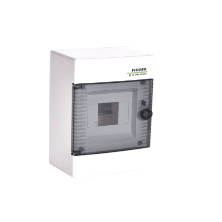 Trasee electrice - Cofret electric aparent din plastic cu 4 module si usa transparenta