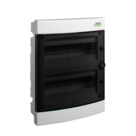 Cofret incastrat modular cu 24 module, usa transparenta si protectie IP40 [0]