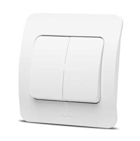Comutator alb 10A pentru montaj incastrat din gama Jazz [1]