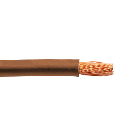 Cabluri - Conductor flexibil din cupru MYF 2.5 mm2 cu izolatie maro pe mosor de 500 m