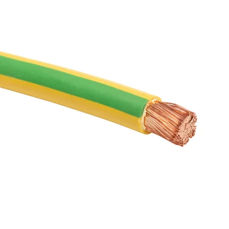 Cabluri - Conductor flexibil din cupru MYF 2.5 mm2 verde galben pe mosor de 500 m