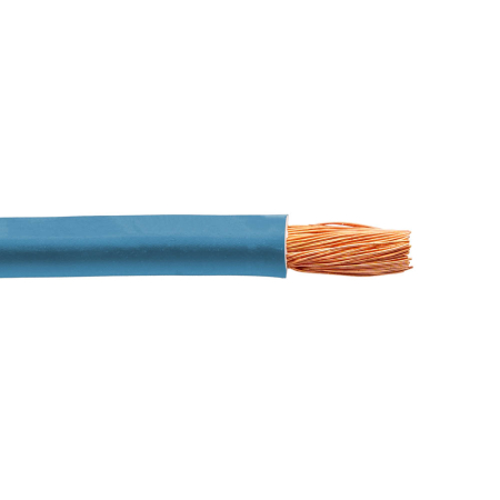 Cabluri - Conductor flexibil din cupru MYF 4 mm2 cu izolatie albastra pe mosor de 250 m