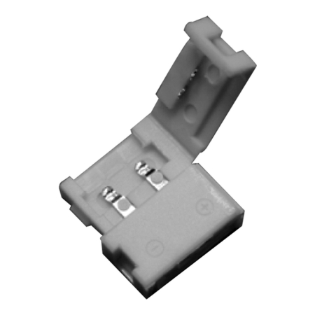 Banda LED - Conector alb pentru banda LED mono cu protectie IP20