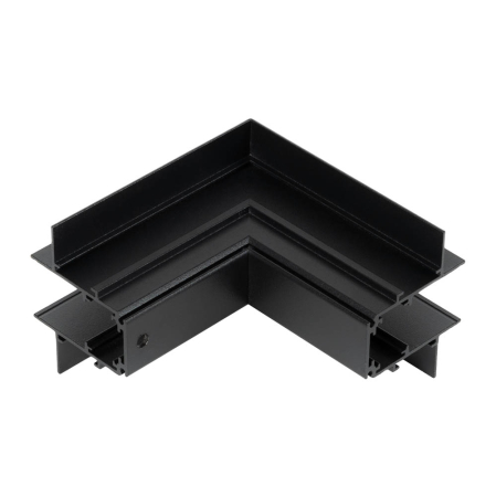 Surse de iluminat - Conector negru colt exterior vertical 90 grade pentru sina magnetica rigips 48V