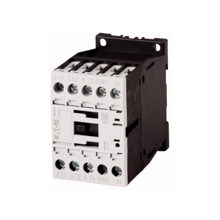 Protectie - Contactor industrial tripolar 12A cu bobina 230V AC si contact auxiliar normal deschis