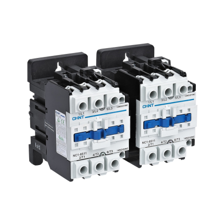 Contactor industrial tripolar 65A cu bobina 230V AC si contacte auxiliare 1NO 1NC [0]