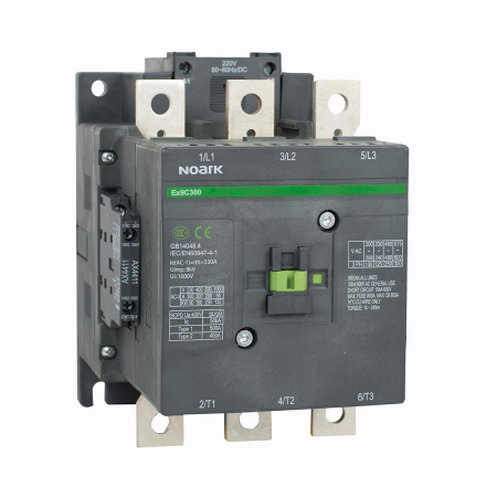 Protectie - Contactor industrial tripolar 265 A cu bobina 230 V AC DC si contacte auxiliare 2 NO 2 NC