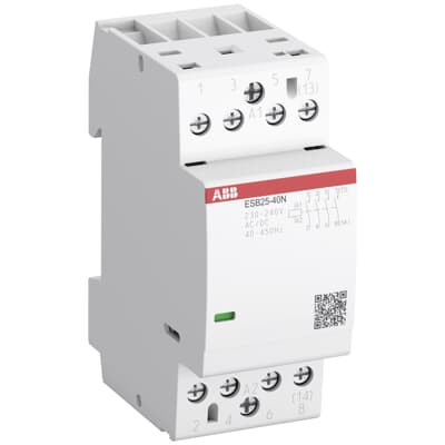 Protectie - Contactor modular cu 4 contacte normal deschise si bobina 230 240V AC DC pentru sina DIN