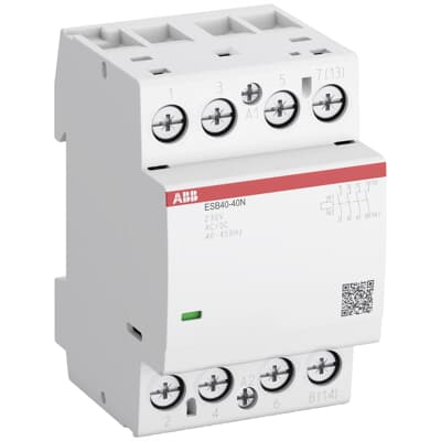 Protectie - Contactor modular 40 A cu 4 poli normal deschisi si comanda 230 V