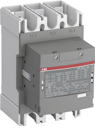 Protectie - Contactor industrial tripolar 265A cu bobina de comanda 100-250V AC DC
