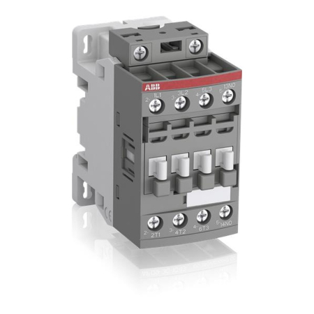 Protectie - Contactor industrial tripolar 9A cu bobina 24-60V AC DC si contact auxiliar NO