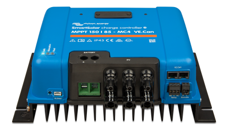 Invertoare - Controler solar SmartSolar MPPT 150 85 MC4 VECan vedere frontala