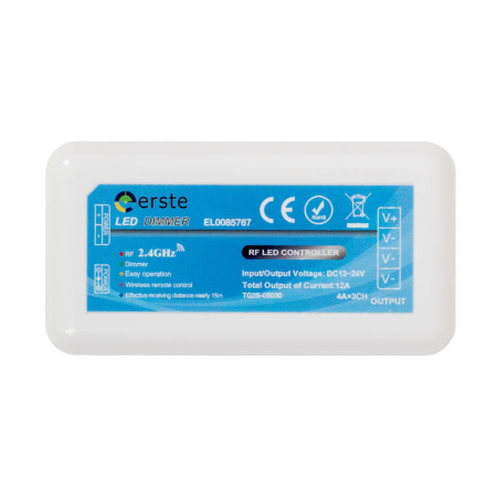 Banda LED - Controller wireless cu telecomanda pentru reglarea luminozitatii benzii LED 12V si 24V