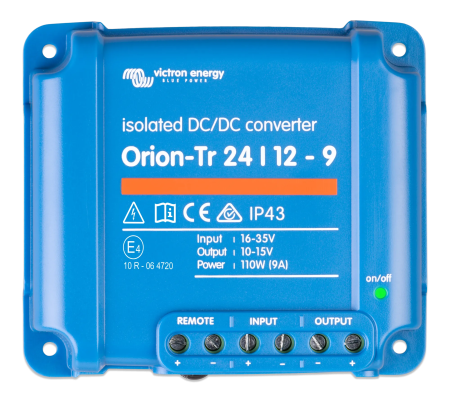 Accesorii Victron - Convertor DC DC izolat Orion Tr 24 12 9A 110W vedere de sus