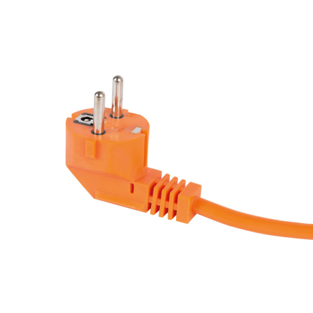 Accesorii - Cordon fisa priza portocaliu cu cablu H05W F 3G1 si lungime 15 m