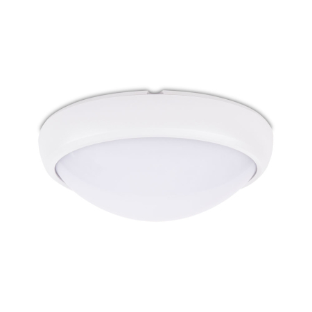 Corp BAT LED oval alb IP65 de 12W cu dispersor opal si lumina calda 3000K [0]