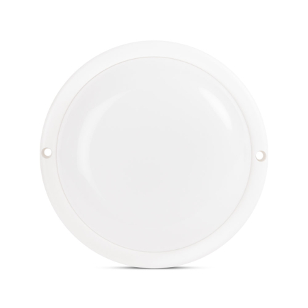 Plafoniera LED - Corp BAT LED rotund alb IP54 12W 6500K cu dispersor opal