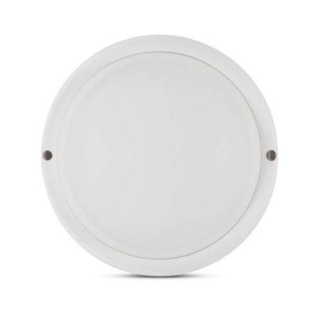 Plafoniera LED - Corp BAT LED rotund alb IP65 18W 6400K cu dispersor opal