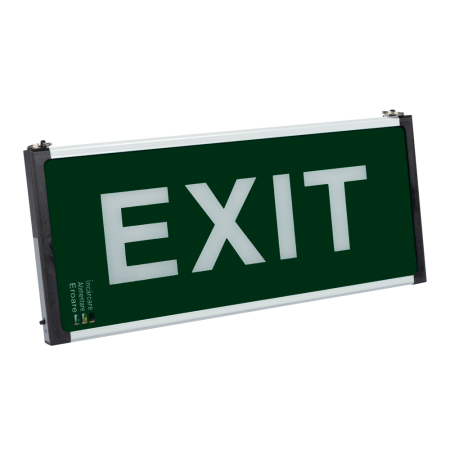 Emergenta - Corp directional de emergenta LED suspendat cu indicator EXIT si autonomie 2 ore