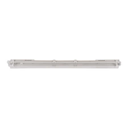 Surse de iluminat - Corp etans IP65 neechipat pentru un tub LED T8 de 1500 mm cu dispersor transparent