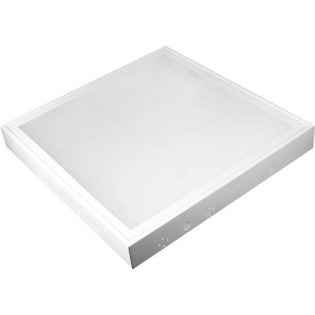 Surse de iluminat - Corp de iluminat aparent electronic cu dispersor prismatic pentru doua tuburi T8 de 18 W