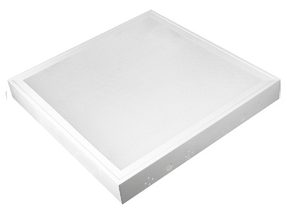 Corp de iluminat aparent prismatic 2x36W cu soclu G13 si carcasa alba [1]