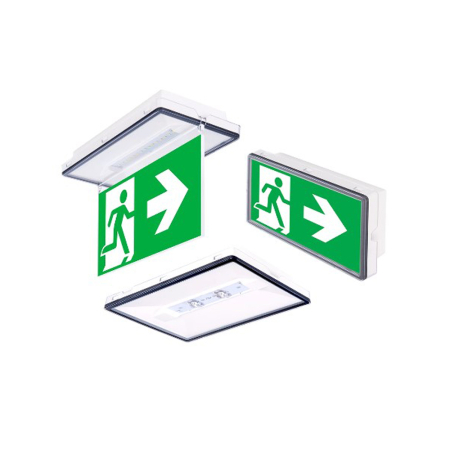 Corp de iluminat de urgenta LED Vella pentru zone deschise cu autonomie 3 ore si protectie IP65 [0]