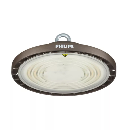 Surse de iluminat - Corp de iluminat high bay LED 70 W 10500 lm 4000 K IP65 gri pentru montaj suspendat