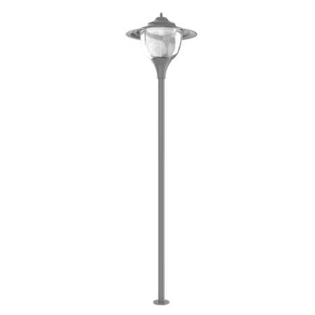Stalpi de iluminat - Corp pietonal LED negru Mesaled de 30W pentru iluminat exterior al aleilor si parcurilor