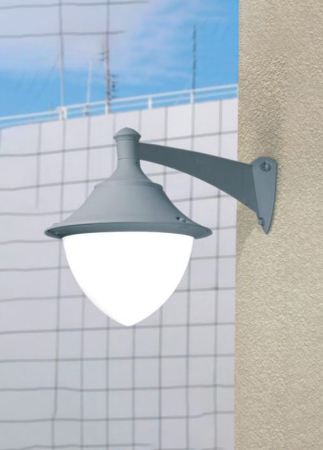 Surse de iluminat - Corp pietonal LED modern gri pentru exterior cu lumina neutra 4000K