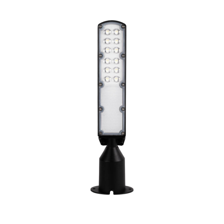 Corpuri stradale - Corp stradal LED ultraslim negru 30W 6500K IP65 cu brat reglabil