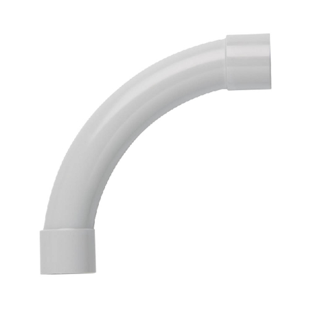 Trasee electrice - Cot fix 90 grade gri pentru tub rigid HF de 25 mm