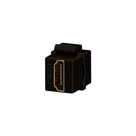 Aparataj - Cupla HDMI mama mama neagra cu montaj Keystone Jack pentru aparataj modular