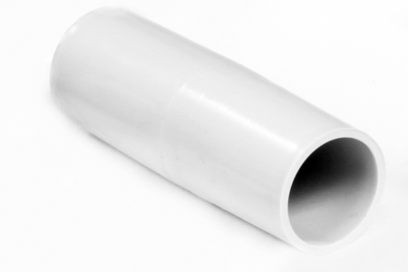 Tup rigid PVC - Cupla gri din U PVC pentru imbinare tub electric de 20 mm