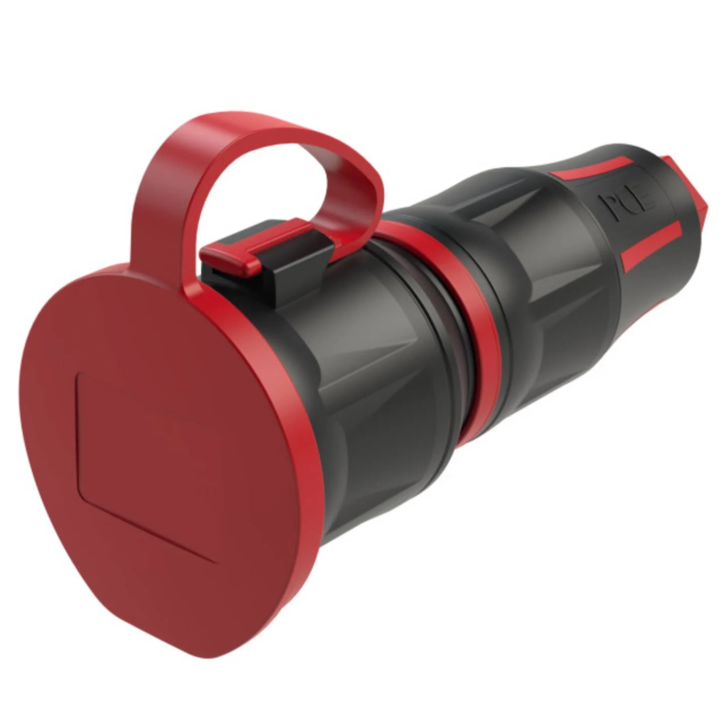 Accesorii - Cupla mobila Schuko 2P+E 16 A 250 V AC cu capac si protectie IP54