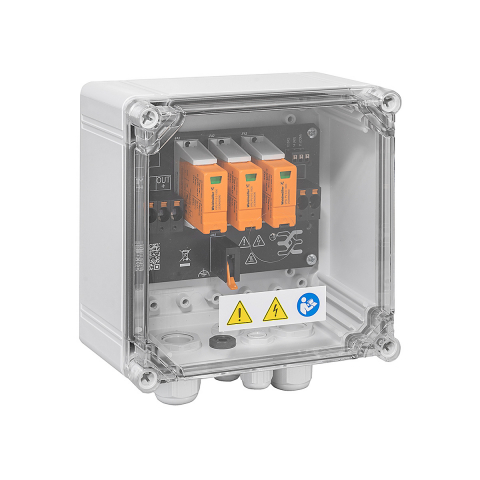 Tablouri sigurante echipat DC/AC - DC con-box 1 MPPT 1-2 str. SPD Type 2 Weidmüller