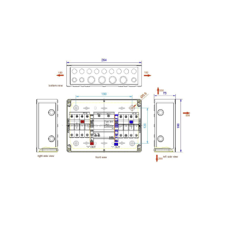 DC con-box 1MPPT 3-4 str. SPD Type 1/2 2pol fuse [1]