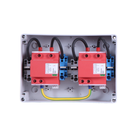 Tablouri sigurante echipat DC/AC - Tablou protectie sistem fotovoltaic, 2MPPT 1-2 str. SPD Type 1/2