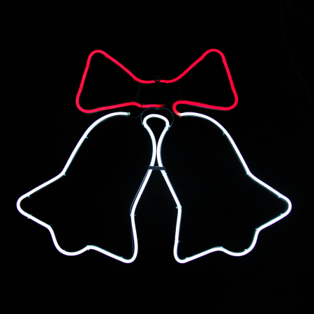 Iluminat festiv - Decoratiune luminoasa LED in forma de clopotei pentru iluminat festiv, 60 x 50 cm, IP44
