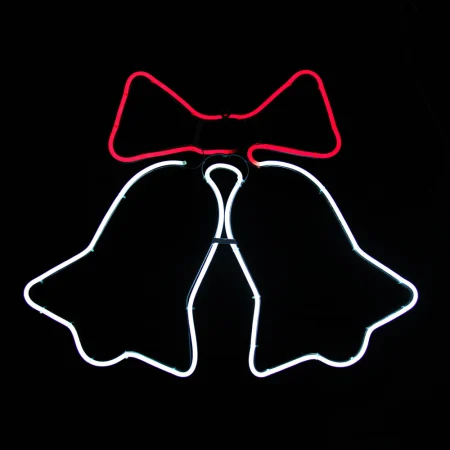 Iluminat festiv - Decoratiune LED luminoasa in forma de clopotel pentru iluminat festiv 46 x 39 cm IP44