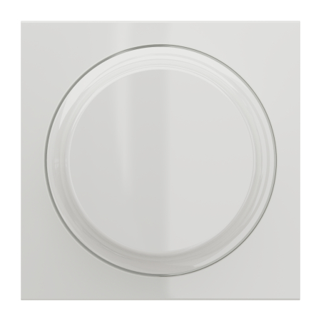 Aparataj - Dimmer universal alb cu buton rotativ pentru reglarea intensitatii luminoase